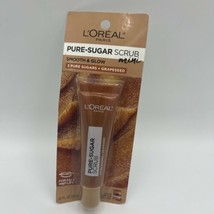 L'Oreal Paris Smooth & Glow Pure Sugar Scrub For Face & Lips .67 Oz - $8.90