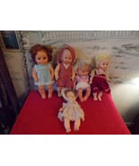 LOT of 5 Vintage collectible Dolls - £27.25 GBP