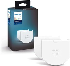 (Only For Philips Hue Lights) Philips Hue 2-Pack Wall Switch Module, White. - £83.10 GBP