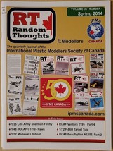 IPMS Canada Random Thoughts Magazine - Lot of 4, 2014 - £14.90 GBP