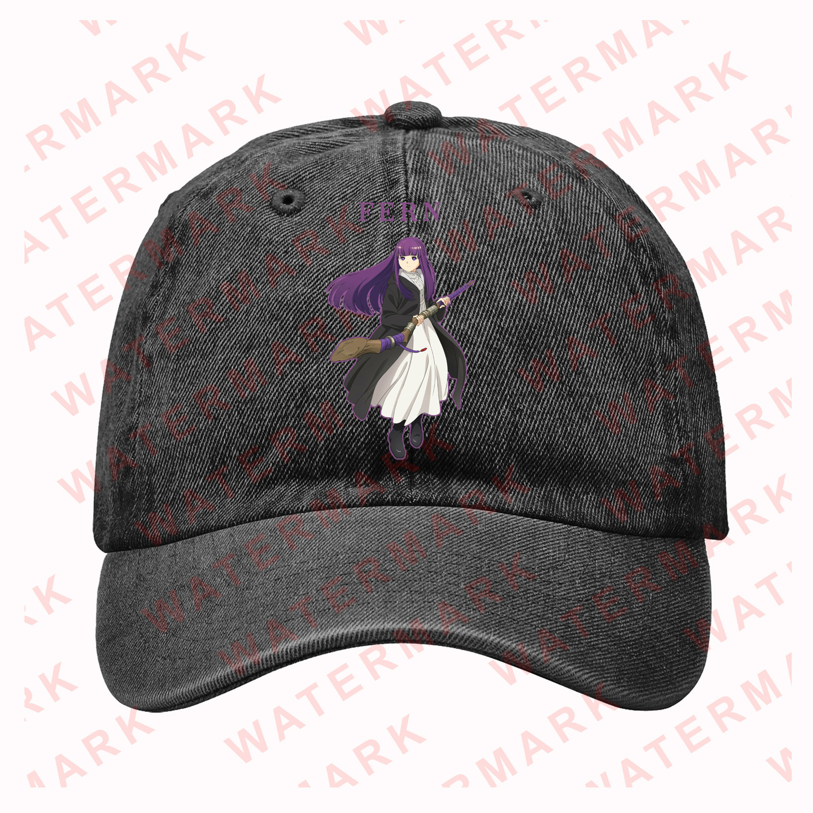 3 FRIEREN BEYOND JOURNEY&#39;S END Denim Hat Cap - $35.00