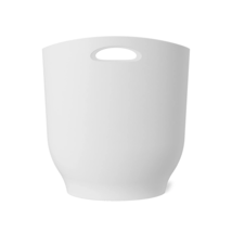 2.4 Gal Harlo Plastic Slim Open Top Bathroom Trash Can, White - $31.12