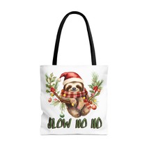 Tote Bag, Christmas, Sloth, Personalised/Non-Personalised Tote bag, awd-810, 3 S - £22.38 GBP+