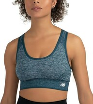 New Balance Women&#39;s Seamless Medium Impact Sports Bra Size Medium Tornad... - $22.92 CAD