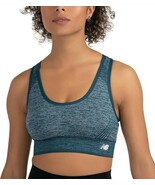 New Balance Women&#39;s Seamless Medium Impact Sports Bra Size Medium Tornad... - $16.82