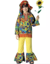 FORUM HIPPIE DIPPIE CHILD HALLOWEEN COSTUME GIRLS SIZE M 8-10 - $343.99 MXN
