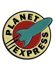 Futurama Planet Express Logo Enamel Pin - New! - $6.00