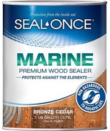 Seal-Once Marine Premium Wood Sealer - Waterproof Sealant - Wood Stain and - $2,385.87 MXN