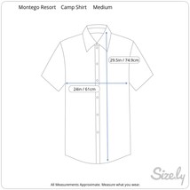 Montego Resort Men Hawaiian ALOHA shirt pit to pit 24 M floral camp luau brown - £13.13 GBP