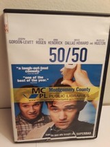 50/50 (DVD, 2012) Ex-Library Joseph Gordon-Levitt - £4.17 GBP