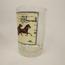 1981 Currier &amp; Ives The Sleigh Race Arby&#39;s Collector&#39;s Series 12 oz Glas... - £3.93 GBP
