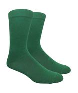 Kelly Green Fit Men&#39;s Solid Color Socks Plain - £11.73 GBP
