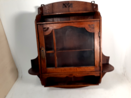Rare and Fabulous Antique Oak Art Nouveau Wall Display Cabinet, Unusual - $32,500.00