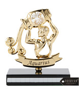 Matashi 24K Gold Plated Zodiac Astrological Sign Aquarius Tabletop Figurine - £22.34 GBP