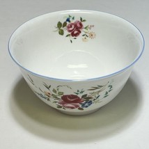 Shelley Red Pink Roses Blue Morning Glory Bone China Cranberry Bowl /Ope... - £37.98 GBP