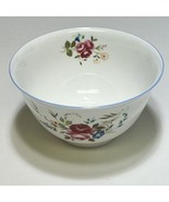 Shelley Red Pink Roses Blue Morning Glory Bone China Cranberry Bowl /Ope... - £37.36 GBP