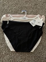 Tranquil &amp; True Womens  Hi-Cut Panties Microfiber Solid 3 Pack Size 3X - $12.19