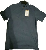 PRANA Mens S Tall Garvan Short Sleeve Polo Style Casual Unisex Blue - £21.10 GBP