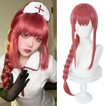 makima chainsaw man Wig Long Synthetic Anime Halloween Costume Party + Wig Cap - £27.64 GBP