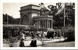 California San Francisco Band Stand Golden Gate Park State Flag Vintage Postcard - £5.92 GBP