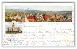 Multi View Vignette Denver Colorado CO 1902 Private Mailing Card PMC Postcard W2 - £6.34 GBP