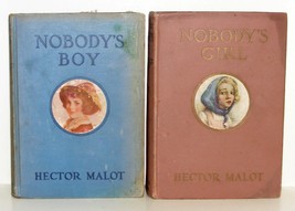 Nobody&#39;s Boy &amp; Nobody&#39;s Girl - 2 Vtg HC Books 1916 &amp; 1922 - $30.00