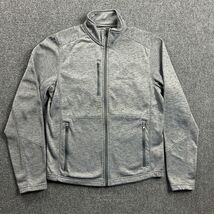 Mercedes Benz Jacket Adults Small Gray Full Zip Fleece Port Authority Mens - €24,46 EUR