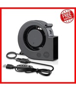 Versatile 97mm USB Cooling Fan - Ideal for AV Cabinets, Receivers, and More - $37.17 CAD