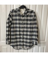 On The Byas Shirt Mens XL Long Sleeve Button Down Plaid Longer Length Zi... - $17.88