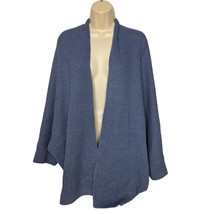 Old Navy Women&#39;s Open Front Cardigan Batwing Sweater Size 3X Indigo Knit... - $35.64