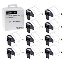 Brother DK1247 LABELS - 4&quot; X 6&quot; (103 MM X 164 MM) - COMPATIBLE WITH QL-1... - $60.54