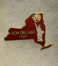 Elks New York at New Orleans La. Convention 1989 (Statue of Liberty) Lap... - $142.29 MXN