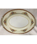 Noritake Rose China Oval  Serving Platter Made In Occupied Japan C. 1947... - $37.39
