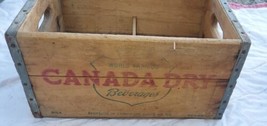 Vintage 1957 CANADA DRY Canada Dry Bottling Canton OH Shipping Crate Box - $74.79