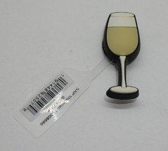 Crocs Shoe Charms Jibbitz White Wine Glass Authentic - $5.00