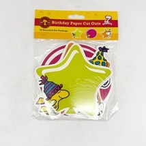 Peanuts Birthday Paper Cut Outs, 36 Total, 12 of each For Classroom or Home - $242.67 MXN