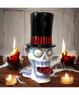 Department 56 Ceramic Halloween Skull Candy Dispenser Home Decor Retired... - €26,04 EUR