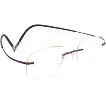 Silhouette Eyeglasses 7581 6062 Titan Brown Rimless Frame Austria 51[]21 150 - £78.68 GBP