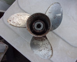 Johnson USED outboard motor propeller 14.5 X 18 389924 Stainless Steal RH - $143.55
