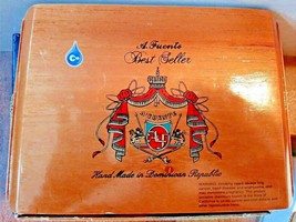 Cigar Box Humidor Authentic A.Fuente Wooden Hand Made - £14.64 GBP