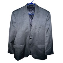 Vintage Lauren Ralph Lauren Blazer Men Gray Herringbone Classic Jacket S... - $49.64
