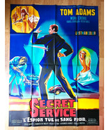 Secret Service – The Spy Kills in Cold Blood - Original Poster – 1960 - £174.14 GBP