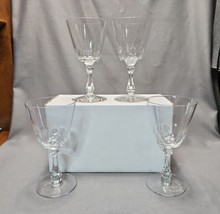 Vintage Cambridge Ardsley Crystal Wine Glass Water Goblets (Set of 4 Gla... - $29.70