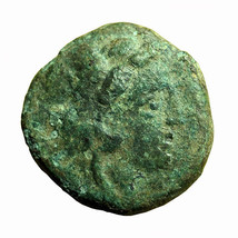 Ancient Greek Coin Lysimacheia Thrace AE16mm Herakles / Nike 00614 - $23.39
