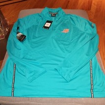 NWT Miami Dolphins Women  Nike Aqua Core Half-Zip Pullover Jacket, size XXL - £23.50 GBP