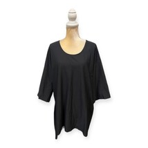 Eileen Fisher Lightweight Washable Stretch Crepe Asymmetrical Tunic Size L Large - £16.07 GBP