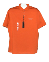 Armani Exchange Orange Logo Cotton Short Sleeve Men&#39;s Polo Shirt Size L - £47.95 GBP
