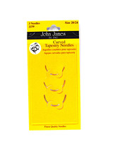 John James Curved Tapestry Needles Assorted Sizes 20/24 - £6.22 GBP