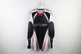 Vtg 90s Voler Mens Large Spell Out Bicycle Cycling Raglan Long Sleeve Jersey USA - £38.62 GBP