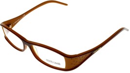 Roberto Cavalli Eyeglasses Frame Women Brown Caramel Rectangular RC198 M79 - $83.22